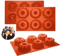 Ensemble de moules en silicone Benzoa®, 9 cavités (30 x 22 x 3,99 cm) – Résistant à la chaleur jusqu'à 230 °C, flexible et antiadhésif, pour utilisation au four et au réfrigérateur