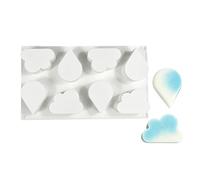 Ensemble de moules en silicone innovants en forme de nuage pour mousses puddings chocolat et fabrication maison