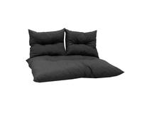 Ensemble de palettes classiques - Matelas ardoise + 2 coussins de dos - JARDIN PRIVÉ - Ardoise - 3 personnes
