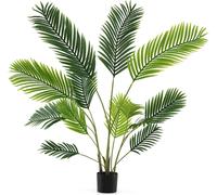 Ensemble de palmiers artificiels Areca, 140 cm, décoration intérieure