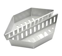 Ensemble de paniers à charbon bois for barbecue, supports panier, accessoires grillades, ensembles galvanisés for en plein air, 2 pièces Pour Maison