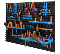 Ensemble de panneaux porte-outils 115 x 78 cm Stockage d'outils