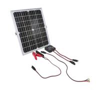 Ensemble de panneaux solaires 12 V 20 W avec régulateur MPPT pour camping | Cellules 21 à 30 % d'efficacité, verre trempé, résistant aux intempéries pour bateaux de camping-car