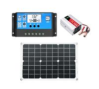 Ensemble de panneaux solaires | Station d'énergie portable avec panneau solaire de 300 W, sorties CA, onduleur d'énergie du générateur solaire pour camping en plein air RV Hunting.
