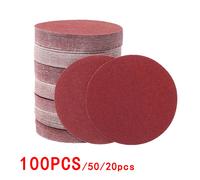 Ensemble de papier abrasif 100-125-150-180mm, 3-4-5-6-7 pouces, grille 40-60-80-120-2000, métal poli, outils pour le travail du bois, accessoires Dremel 50PCS