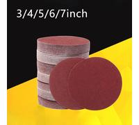 Ensemble de papier abrasif 75-par 125-150-180mm, 3, 4, 5, 6, 7 amaran 40, 80, 120, 2000, grille métal poli, outils de travail de calcul, accessoires Dremel 20PCS