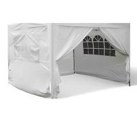 Ensemble de parois en polyester avec porte et fenêtre pour gazebo - 216 x 300 x 85 cm - 3 x 3 m