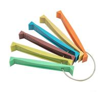 Ensemble de peignes à ailettes pour climatiseur, pour redresseur d'ailerons CVC avec 6 peignes 8-20 FPI, kit de nettoyage et de réparation de bobine AC pour condensateur d'évaporateur, dispositif de