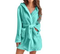 Ensemble de peignoirs Duohropke - Set de 2 - Pour sauna - 1 pièce - Doux et moelleux - En coton personnalisé - Pour sauna et bain - Kimono de bain et de sauna, Vert menthe., XL