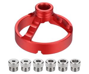 Ensemble de perçage droit, guide de perçage à 90 degrés, comprenant 6 douilles de perçage en alliage d'aluminium