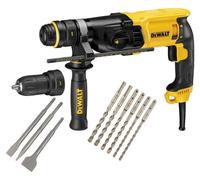 Ensemble de perforateur SDS Plus Dewalt de 2 kg, combiné marteau-burin et perceuse, modèle D25134KP