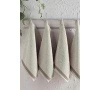 Ensemble de petites serviettes à main, 6 pièces, serviettes pour le visage, serviettes d'invités, ensemble de gants de toilette en coton doux