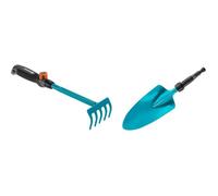 Ensemble de Petits Accessoires Comprenant truelle et rateau pour Planter sans Effort dans Les massifs et Les jardinières