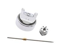 Ensemble de pièces de rechange pour pulvérisateur de peinture avec aiguille à buse et capuchon d'air pour réparation et réparation avant