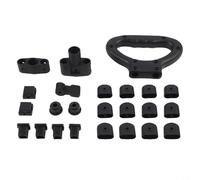 Ensemble de pièces de réparation pour chariot pliable d'extérieur en plastique durable, léger, 300 g, noir, pour chariot de camping, solution tout-en-un pour chariot plat
