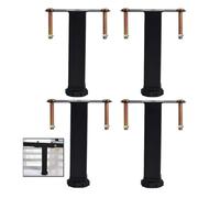 Ensemble de Pieds de lit réglables - Pieds de Support universels pour canapé et sommier à Lattes (35 cm) - Pièces de Rechange Robustes pour l'amélioration de Votre Maison, stabilité et durab