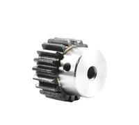 Ensemble de pignons, Pignon d'engrenage droit 1.5M 15T-20T, trou de dents droites 6-16 engrenages en acier, Transmission à crémaillère(18T inner hole 8mm)