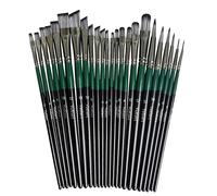 Ensemble de pinceaux de peinture d'artiste, 6/24 pièces, pinceaux d'artiste pour huile acrylique, aquarelle, peinture acrylique pour corps, visage, toile de roche 6pcs round brush