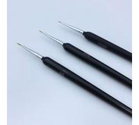 Ensemble de pinceaux de peinture de précision 3/9/15 pièces - Poils synthétiques, manche ergonomique épointée pour les artistes, la rentrée des classes, les fournitures scolaires 3 pièces,9 pièces,15
