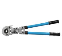 Ensemble de pinces à sertir PEX - Outil hydraulique de sertissage de tubes 6T - 9 mors de sertissage de 12 à 32 mm - Tête pivotante à 360° - Longueur 55–74 cm - Livré avec un coupe-tube PEX - Couleur
