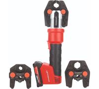 Ensemble de pinces à sertir ROTHENBERGER ROMAX NANO iJAWs, modèle M, pour connecteurs de 15, 22 et 28 mm, batterie 2Ah, système AMPShare