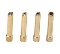 Ensemble de pinces à souder Wedge pour brûleur de soudure TIG DB SR WP 17 18 26 TIG, 4 accessoires avec bornes électrodes en tungstène de 1,0 mm, 1,6 mm, 2,4 mm, 3,2 mm pour des travaux de soudage
