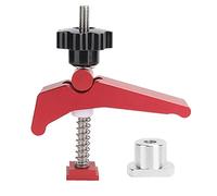 Ensemble de pinces de maintien en alliage d'aluminium pour le travail du bois, rail en T, fixations à fente en T, accessoire de clip, forte Force de serrage pour les applications