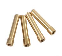 Ensemble de pinces de serrage biseautées pour brûleur de soudure TIG DB SR WP 17 18 26 TIG - Kit de 4 pinces en tungstène 1,0-3,2 mm Support précis pour travaux de soudage