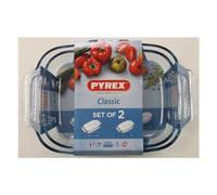 Pyrex Classic Plat à Four Verre 3,6L et 2,6L
