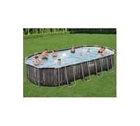 Bestway Ensemble de piscine ovale 7,32x3,66x1,22 m, piscine hors sol, piscine de jardin, piscine ovale, piscines hors sol, ensemble de piscine 3202689 G