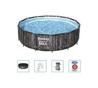 Ensemble de piscine ronde Steel Pro MAX 427x107 cm, piscine, piscine hors-sol, échelle de piscine, piscines, piscines hors-sol