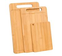 Ensemble de planches à découper en bois - Planches à découper épaisses double face | Planche de service, kit de préparation des aliments de cuisine, solution de coupe en bois naturel pour la viande