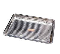 Ensemble de plaques à biscuits pour four - à rôtir, de cuisson lourde, poêle de cuisson domestique, planche à griller | de cuisson épaisse avec grille de refroidissement conçue