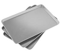 Ensemble de plaques de cuisson, 3 pièces, 60 x 40 x 3 cm, revêtement antiadhésif, compatible lave-vaisselle