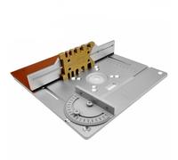 Ensemble de plaques d'insertion de table de toupie - Outil de précision pour le travail du bois pour projets de bricolage, compatible avec les élévateurs de défonceuse, idéal pour la gravure et la