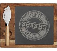 Ensemble de plateau à fromage en bois avec planche à découper et couteau