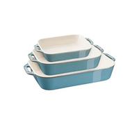 STAUB Plat à four Staub 3 Pièces Turquoise antique