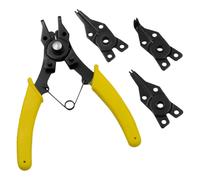 Ensemble de pliers à anneau | Clip externe interne 4 en 1 | Outil à main robuste pour réparation de moteur automobile, cordon de serrage électrique, outil de réparation de moteur, matériel