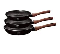 Berlinger Haus Ensemble de poeles a frire 3 pieces Ebony RosewoodBH1727