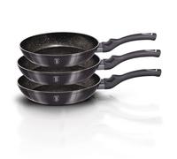 Berlinger Haus lot de 3 poeles en granit Carbon Pro 31237