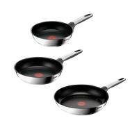 Ensemble de poêles EMOTION+ 20 + 24 + 28 cm, set de 3 pc, titane, Tefal