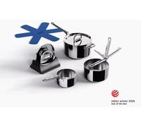 Joseph Joseph – Set de casseroles Space Steel SPACE 1000031 – 3 pièces acier inox empilable