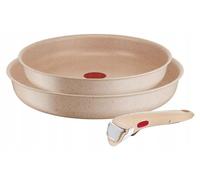 Ensemble de poêles Tefal Delight Sand Beam avec poignées, compatible induction