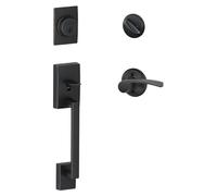 Ensemble de poignées de porte, cylindre simple, modèle Century, finition bronze vieilli, pour porte gauche