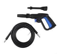 Ensemble de poignées de pulvérisation avec tube d'extension pour nettoyeur haute pression Bosch, poignée ergonomique, buses réglables pour voiture et terrasse, accessoires en plastique robuste, noir