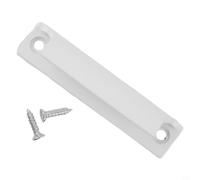 Ensemble de poignées, poignée de porte moustiquaire robuste en aluminium avec revêtement qui ne se décolore pas (blanc)