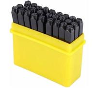 Ensemble de poinçons en Acier au Carbone Lettres et Chiffres de l'alphabet pour l'artisanat d'estampage des métaux