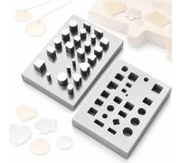 Ensemble De Poinçons En Acier Pour Bijoux, Moules Et Matrices De Découpe En Acier Trempé, Matrices De Formes Multiples, Monobloc, Pour Bijoutiers, Techniciens De Réparation Et Loisirs Créatifs