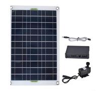 Ensemble de pompe à eau solaire avec panneau 12 V CC silencieux pour jardin