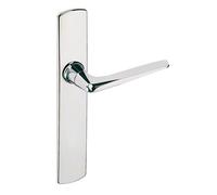 Ensemble de porte BEZAULT - RIV BLOC - Chromé - Clé L - Entraxe 195mm - 61922